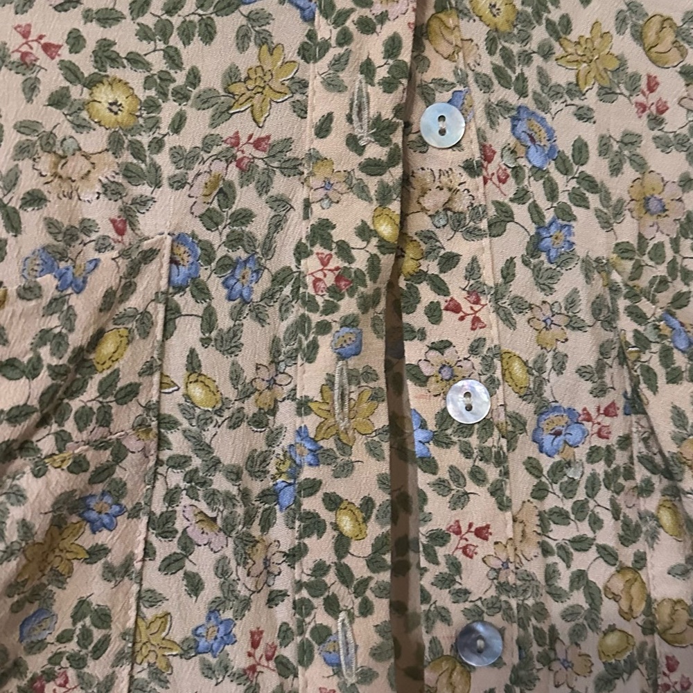 Zara Yellow Cream Buttoned Midi Dress - Picture 8 of 8